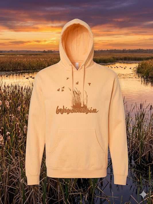 Grasslands hoodie in peach
