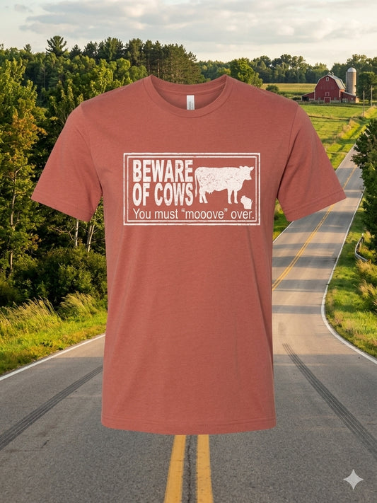 Mooove Over Tee in Clay